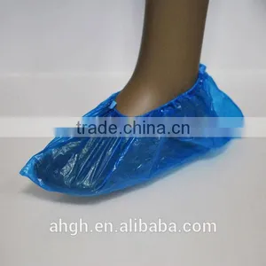 Medical Disposable Waterproof Anti Skid PE Shoe Cover,Nonwoven Fabric of Disposable CPE Shoe Cover for Hospital or Clinic thumbnail-3