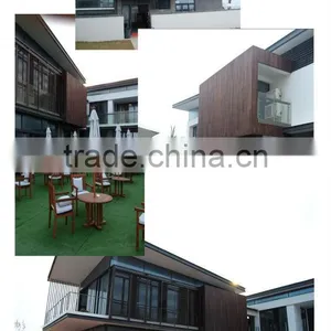Chinese Factory Made Cheap Price Outdoor Strand Woven Bamboo Wall Panel Strips in Light Chocolate Color---KE-OS0888 thumbnail-1