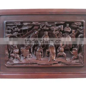 Carved Wood Screen (The Scenery of Landspace) thumbnail-1