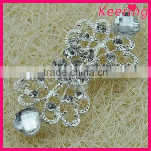 Fashionable Wholesale Crystal Color Rhinestone Metal Button WBK-1506 thumbnail-1