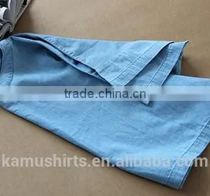Fashion Lady Denim Tops Jean Blouse Shirts for Woman thumbnail-3