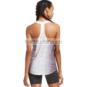 Women's Polyester Dry Fit T-Back Tank Top thumbnail-2