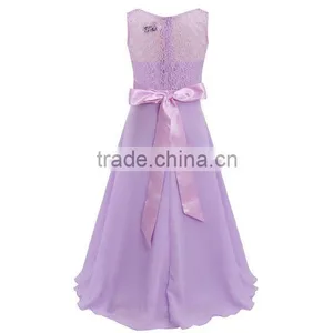 2017 Hot-sale Cute Frock Designs Child Clothes Fancy Party Girl Lace Dresses For Kids thumbnail-4