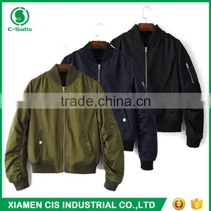 New Style Custom Logo Multicolor 100% Polyester Ladies Sublimated Bomber Jacket thumbnail-1