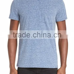 Heathered Look Crew Neck T-shirt With Custom Logo thumbnail-1