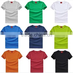 Wholesale Solid Color Plain t Shirt Custom t Shirt 100% Cotton Election t Shirts thumbnail-2
