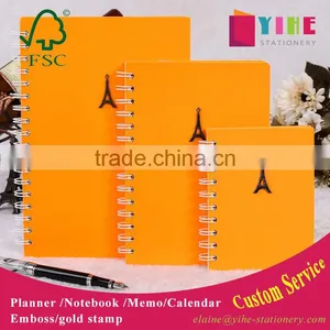 32K/18K PP Cover Planner Cheap Spiral Notebook Custom ,student Notebook Printing thumbnail-1