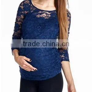Wholesale Office Maternity Clothes Lace Design Clothing thumbnail-2