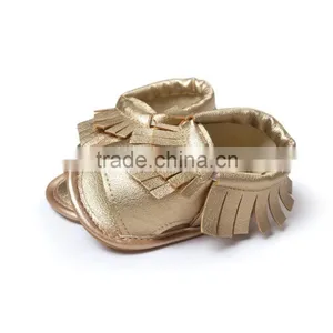 Artificial Leather Fringed Baby Summer Sandals, Hard Sole Baby Summer Sandals thumbnail-4