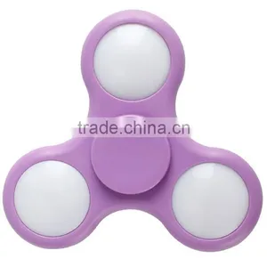 2017 Best Selling Fast Bearings Ball Light Hand Spinner, Lighting Fidget Hand Spinner Toy thumbnail-3
