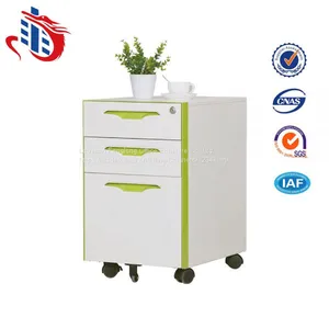Mobile Filing Cabinet Godrej Design 3 Drawer Mobile Pedestal Cabinet thumbnail-1