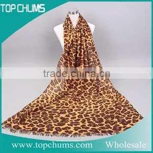 Popular Products Good Sale Ladies Leopard Print Sacrf Shawl thumbnail-5