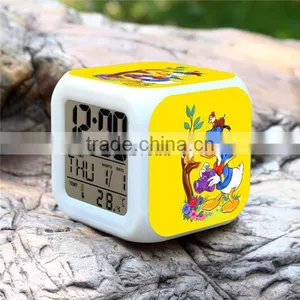 (Promotion Gift) Mickey & Minnie Mouse Design Alarm Clock, Digital Alarm Clock Cheap Price, Cartoon Design Desk Clocks thumbnail-6