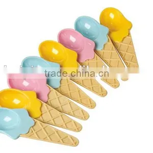 Food Grade Plastic Ice Cream Bowl With Spoon thumbnail-3