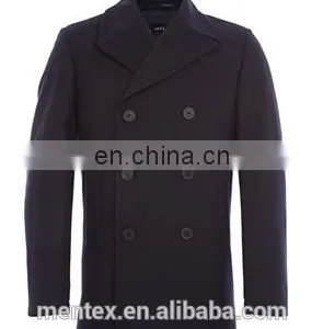 Man's Navy Vintage Pea Coat Heavy-wool-rich 15Winter New Collection thumbnail-1
