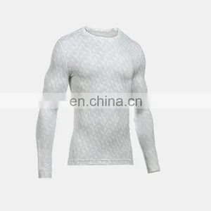 Fashion Crew Neck New Design Printing Dry Fit Compression thumbnail-3