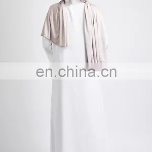 Custom High Quality White New Model Abaya Dubai Egypt in China,latest Design Muslim Dress 2017 Abaya thumbnail-6