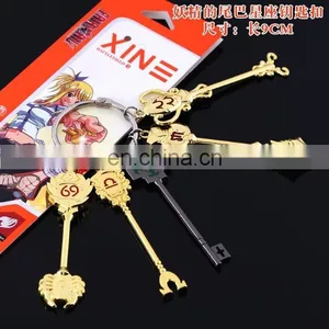 Fairy Tail Libra Key Chain Wholesale New Anime Key Chain Fairy Tail Key Chain thumbnail-1