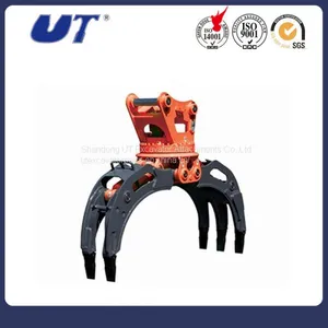 Excavator Attachment Hydraulic Log Grab thumbnail-3