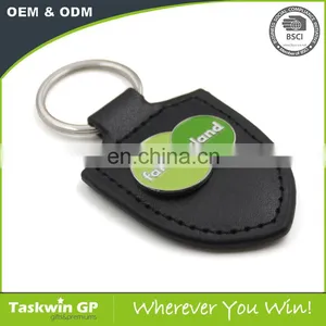 Creative Gifts Custom Logo Leather Keychain thumbnail-4