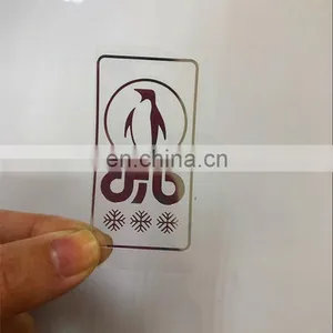 Customized Glossy Silver Thick PET Adhesive Sticker thumbnail-4