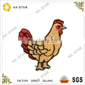 Hen's Side Design Embroidery Patch Custom thumbnail-1