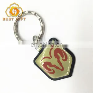 Souvenir Customized Epoxy Design Metal Keychain thumbnail-5