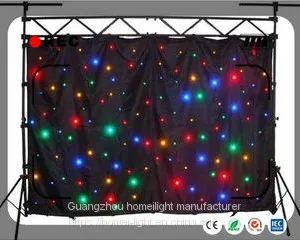 RGBW Star Curtain Led Sky Star Cloth Stage Backdrop With DMX thumbnail-1