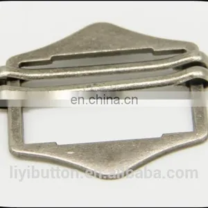 Customized Zinc Alloy Metal Belt Buckle for Decoration, Light Black Nickel Garment Buckle thumbnail-2
