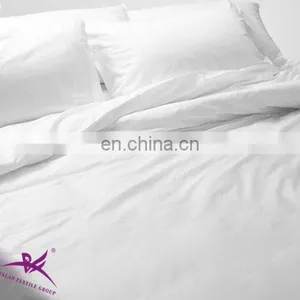 TC50/50 Hotel White Percale Bed Sheet Flat Sheet Factory/bed Sheet thumbnail-1
