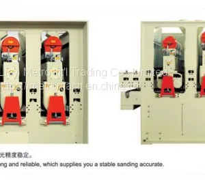 Three Heads Wide Belt Calibrate Sander Machine for Makig Plywood/ Chipboard thumbnail-3