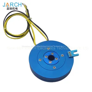 Hollow Shaft Slip Rings Flange Mounted 2 Singal Pancke Slipring thumbnail-1