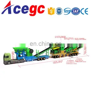 Bridge,building,road Construction Use Sand,gravel Material Making Plant Movable Crushing Station Equipment thumbnail-2