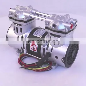 New Design Silent Oil Free Piston Portable Vacuum Pump for Fish Farming Tank thumbnail-1