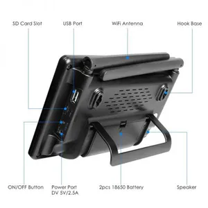 2CH 2.0MP CCTV Wireles Home Security WiFi NVR Alarm System Kits With 7 Inch Touch Screen thumbnail-3