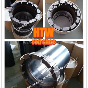 HTW Drill Rod Shoe Bit, Impregnated Diamond Core Drill Bits, Exploration Drilling, Rock Coring, Geotechnical Drilling Bits thumbnail-1