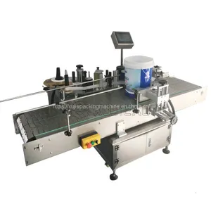 Round Pails Side Adhesive Sticker Labeling Machine for Bottles thumbnail-1