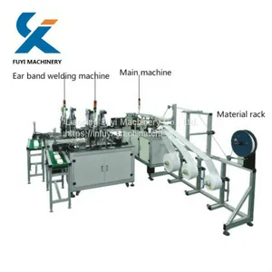 Factory Full Automatic Face Mask Making Machine Automatic Mask Machine Surgical Face Mask Machine thumbnail-1