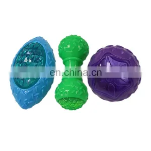 Flashing Glow in The Dark Interactive Pet Toys Diamond Shape LED Light up Squkey Dog Ball thumbnail-1