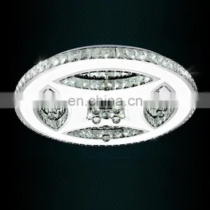 Led Ceiling Lamp Fashion Crystal Ceiling Lamp Stainless Steel Creative Led Lightings thumbnail-3