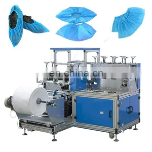400*160mm 520*160mm Disposable Waterproof Dustproof Nonwoven Overshoes Making Machine thumbnail-1