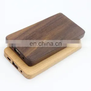 Cool Design Wooden Power Bank 4000mah Battery Charger thumbnail-1