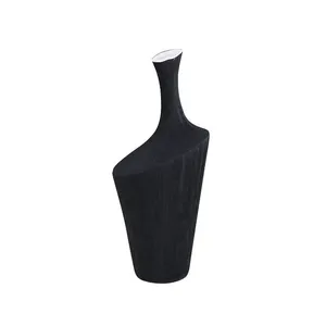 Personalised Tall Thin Large Big White Black Small Bore Ceramic Vase For Living Room TV Bench thumbnail-5