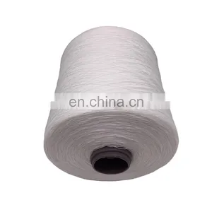 Wholesale Factory Price 100% Polyester Poly Poly Core Spun Sewing Thread Raw White thumbnail-1
