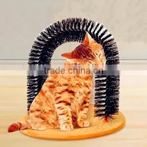 Cat Purrfect Arch -Self-Groomer and Massager Scratcher Catnip thumbnail-1