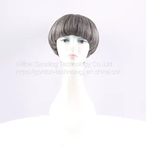 Gray Color Short Human Hair Bob Wig Direct Factory thumbnail-2