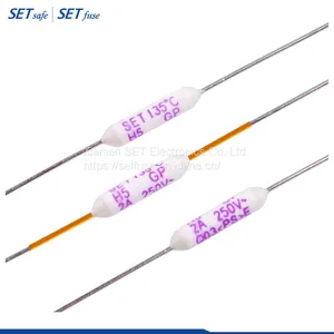 Atco H Series (Axial Shape) Thermal Fuse Cutoff Link With UL CUL TUV PSE Kc CCC Manufacturers thumbnail-1