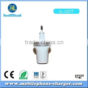 Universal Power Adapter Mobile Phone USB Travel Charger With 2 USB Port thumbnail-4