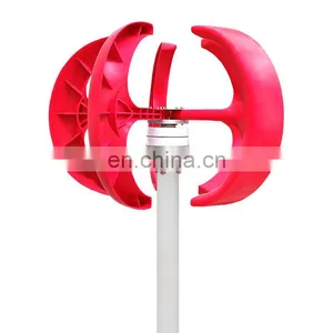 12V 24V Vertical Axis Wind Turbines Generator With Controller Lantern 5 Blades Motor Kit For Home Hybrids Streetlight thumbnail-1