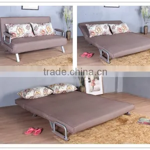 Cheap Chinese Leisure Bedroom 2 Seat Sofa Cum Bed Furniture thumbnail-1